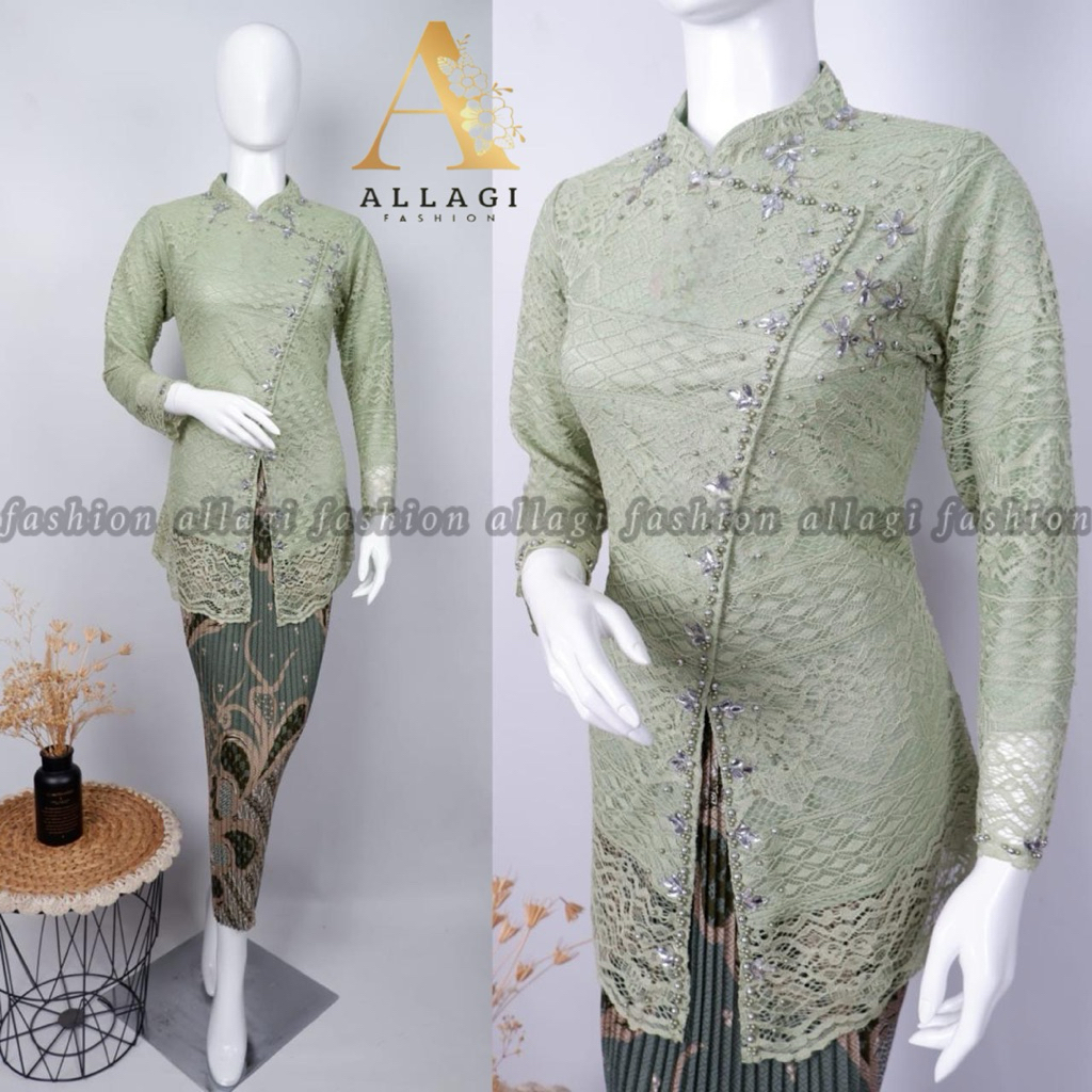 Modern Brocade Kebaya - Modern Party Kebaya - Modern Sequin Kebaya - Modern Graduation Kebaya - Tuni