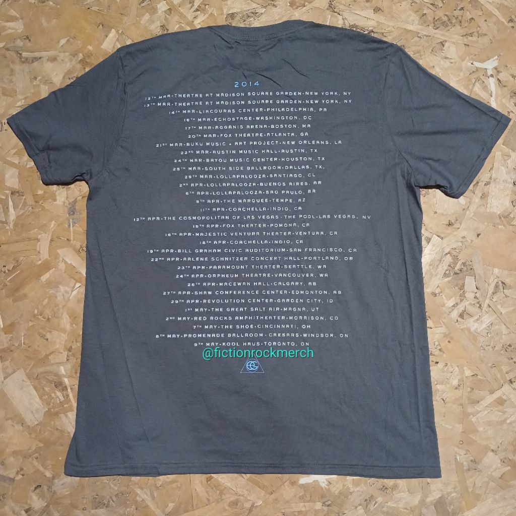 เสื้อยืด Ellie Goulding Music นําเข้าของแท้ Size LARGE - Tour 2014