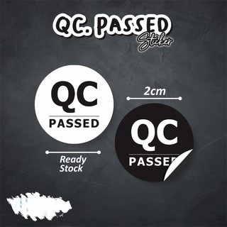 สติ๊กเกอร์ฉลาก QC PASS Bontak Chromo Ready