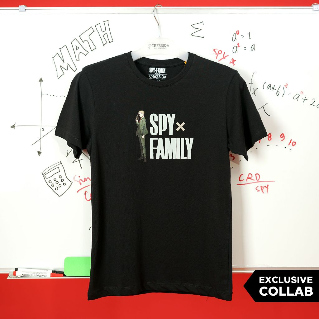 Cressida X SpyxFamily Kids Boy เสื้อยืดสีดํา - KC1A25F001H3