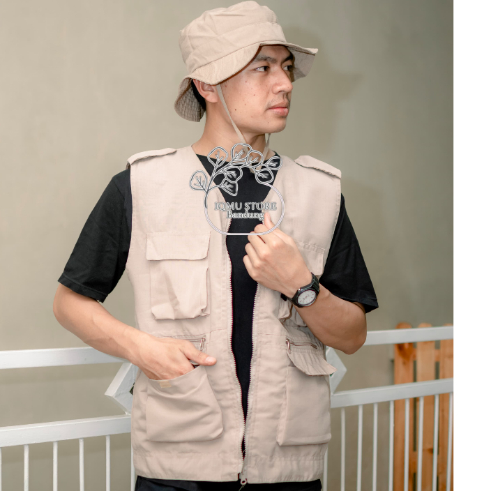 ทัศนคติหลายรายการพร้อมกระเป๋า MANY / KING VEST / REST / CARGO VEST / VEST - (ACEP EMBROIDERY SERVICE