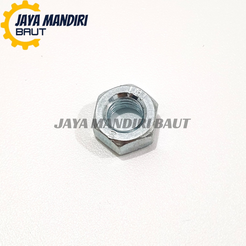 M8 Nylon Nut Key 13 Pitch 1.25 8mm สีขาว