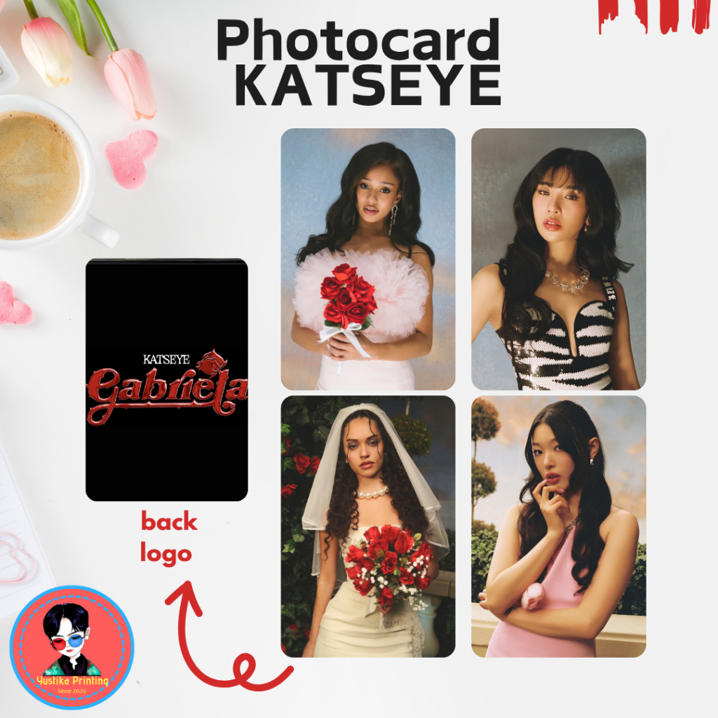 (UNIT) Photocard Katseye Manon Daniela Megan Lara Sophia Yoonchae - ปลอกแขนด้านในฟรี