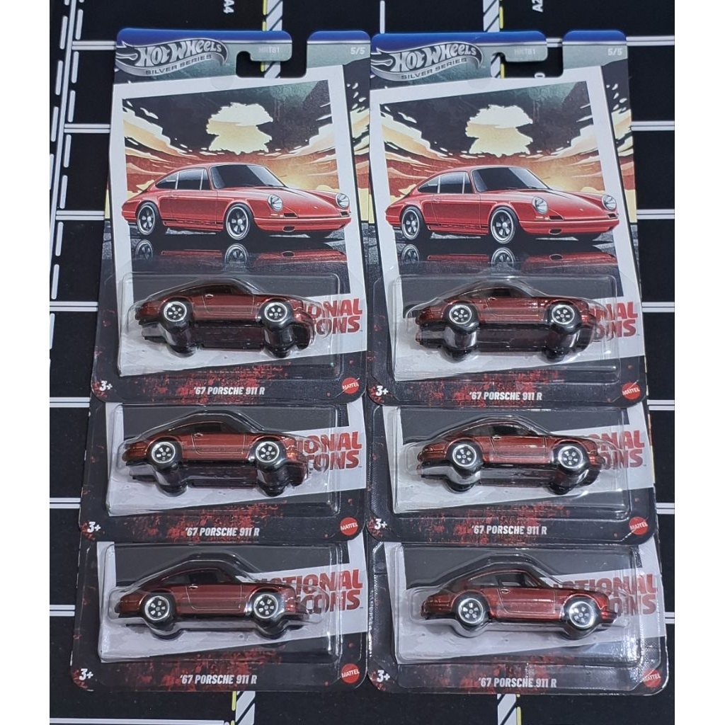 Hot Wheels Silver Series National Icons 67 Porsche 911 R