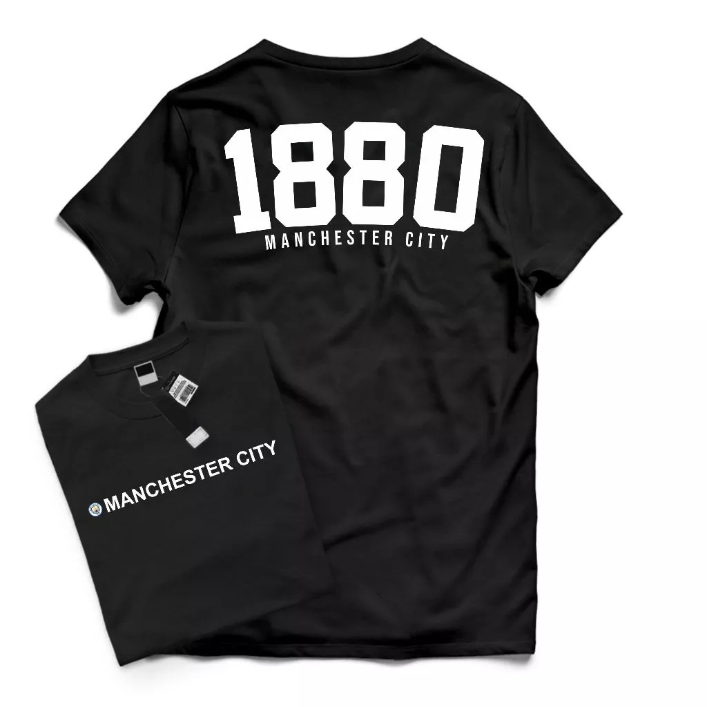 BajuQu_Store เสื้อยืด MANCHESTER CITY 1880 เสื้อยืดฟุตบอล Distro Merchandise ~ 24s วัสดุ