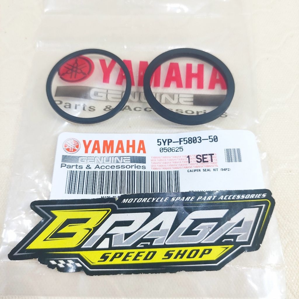 ชุดซีลคาลิปเปอร์หน้า Jupiter MX King Mio J NMAX N Max Aerox 125 155 ORIGINAL YGP ORIGINAL YAMAHA 5YP
