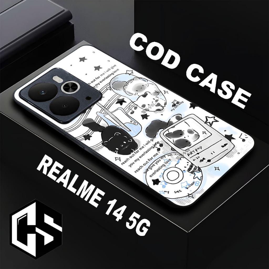 HP (COD107)Glossy Softcase สําหรับ REALME 14 5G โทรศัพท์/realme 14 5G case/realme 14 5G ปลอก/เคสโทรศ