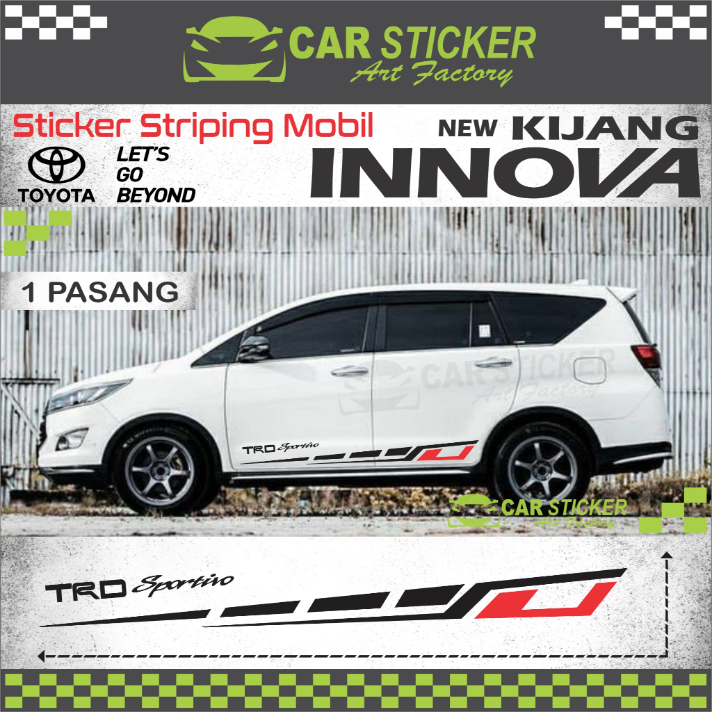 IR27 Kijang Innova Reborn Striping Sticker / Innova Reborn Car Sticker / Innova Striping