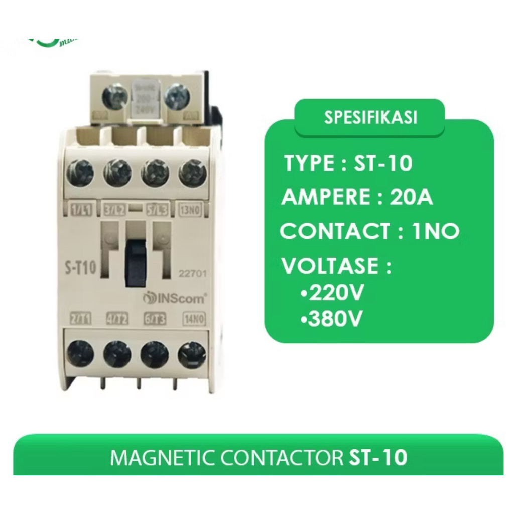 MITSUBISHI ST10 20A CONTACTOR