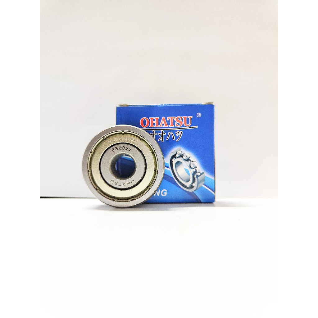 Ohatsu Ball Bearing Laher 6300 ZZ ฝาครอบเหล็ก 6300 2RS ของแท้ 6300ZZ 6300-2RS