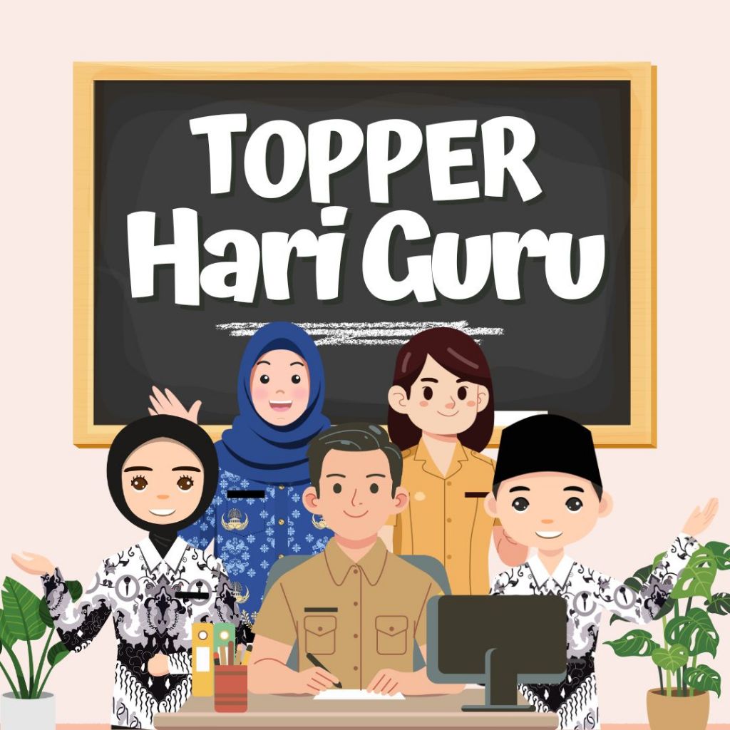 COMPLETE Teacher TOPPER / Korpri Uniform Teacher Topper / Topper สําหรับช่อดอกไม้ / Teacher Day Topp