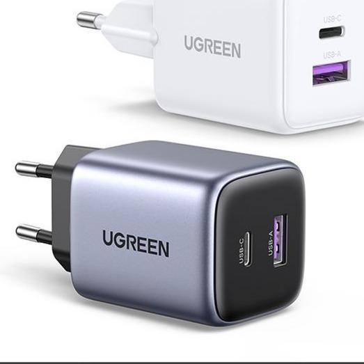 UGREEN อะแดปเตอร์ DUAL USB+C GAN 30W GAN Type C ชาร์จเร็ว 30w หัวชาร์จ