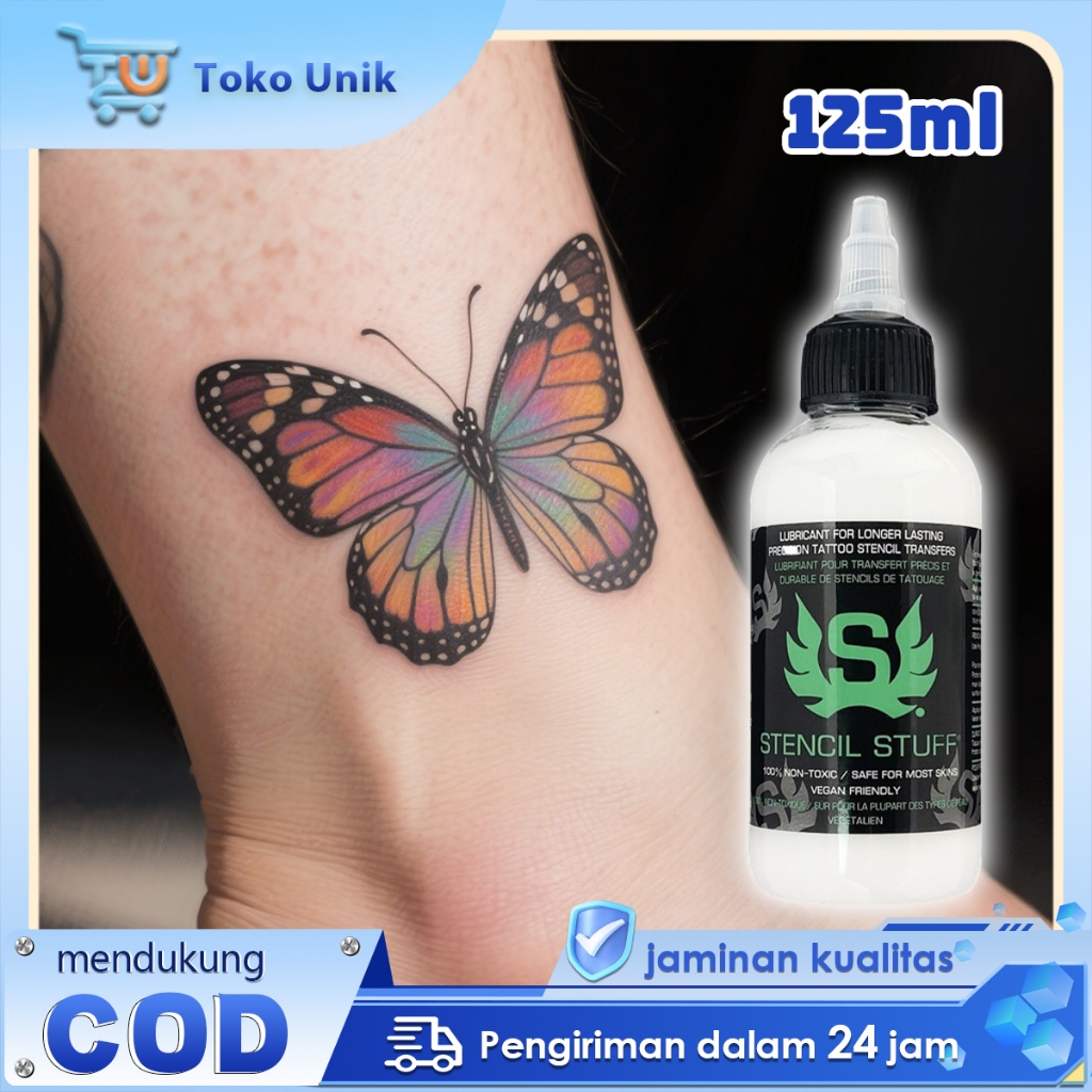Tattoo Transfer Gel 125ml Stencil Stuff Tattoo Balm Tattoo Stencil Professional Tattoo Transfer เครื