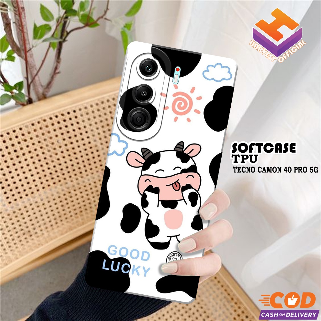 เคส Tecno Camon 40 Pro 5G ล่าสุด - เคส Tecno Camon 40 Pro 5G Softcase - Pro Camera Softcase Case - T