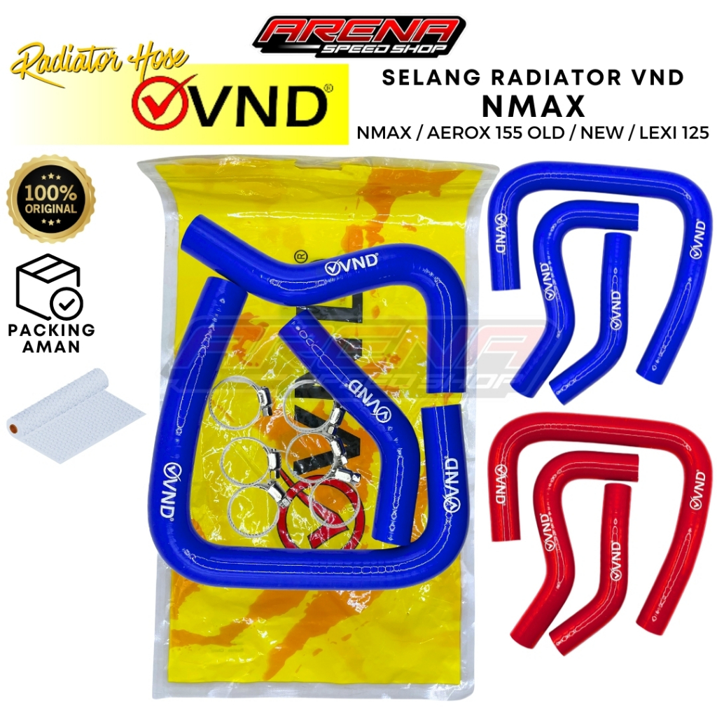 VND Racing ท่อหม้อน้ําชุดสําหรับ Nmax 155 - Aerox 155 Lexi 125 ชุดท่อหม้อน้ํา Original VND