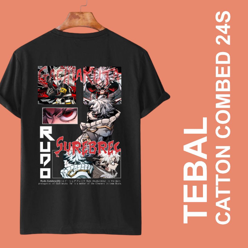 เสื้อยืด Gachiakuta Rudo Surebrec