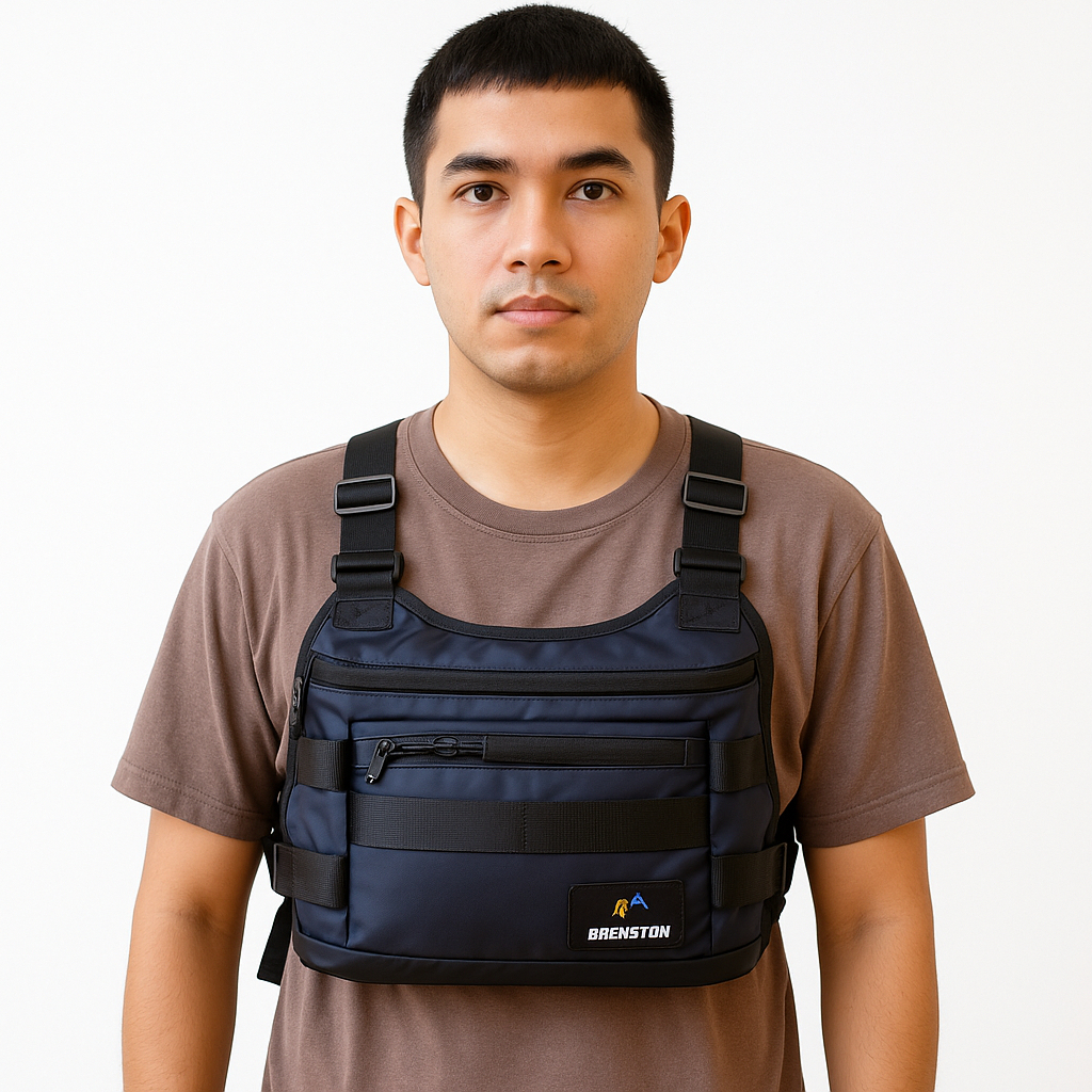 Nexus Series Brenston Chest Bag - Vegas Waterproof Chest Bag Motorcycle Biker Bicycle Chest Protecto