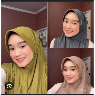 terlaris hijab bergo hamidah label akrelik m HK
