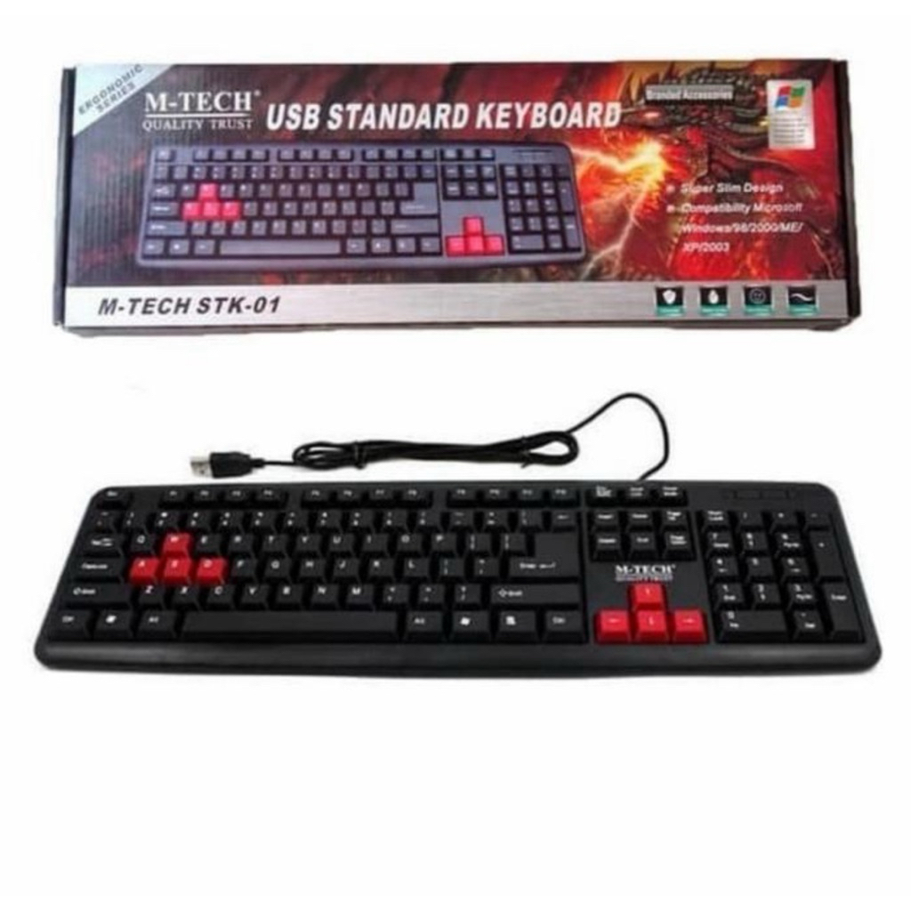 M-Tech STK 01 คีย์บอร์ด Usb