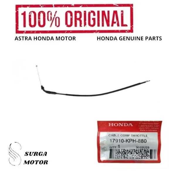สายแก๊สรถจักรยานยนต์ Honda Kharisma 17910KPH880 17910-KPH-880 Cable Comp, Throt original Honda AM HG