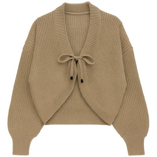 Produsen Rajut Bandung Sweater Cardigan Crop Top Premium Variasi Pita Tali 100% Bahan Akrilik Lembut