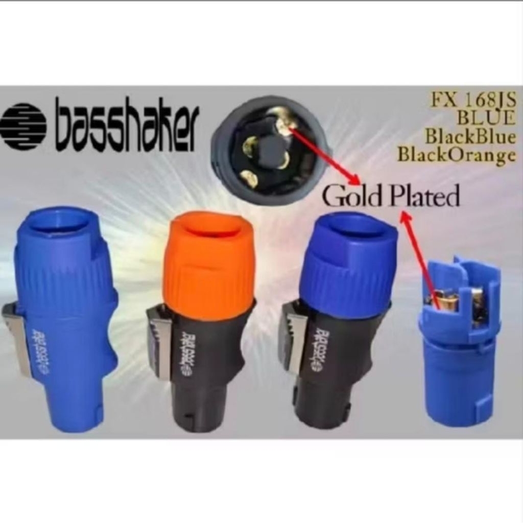Jack Speakon Bassheker Jack Speakon FX-168 Jack spikon BASSHEKER FX-168