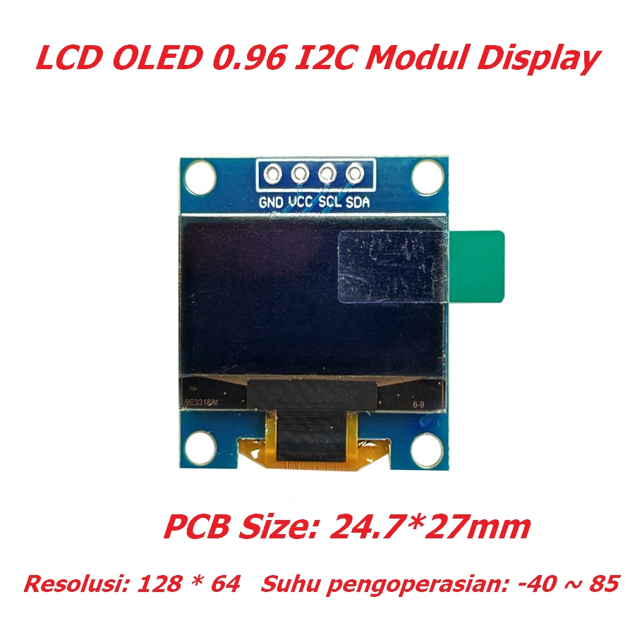 โมดูลจอแสดงผล LCD OLED 0.96 สีขาว I2C สําหรับ Uno R3 Nano