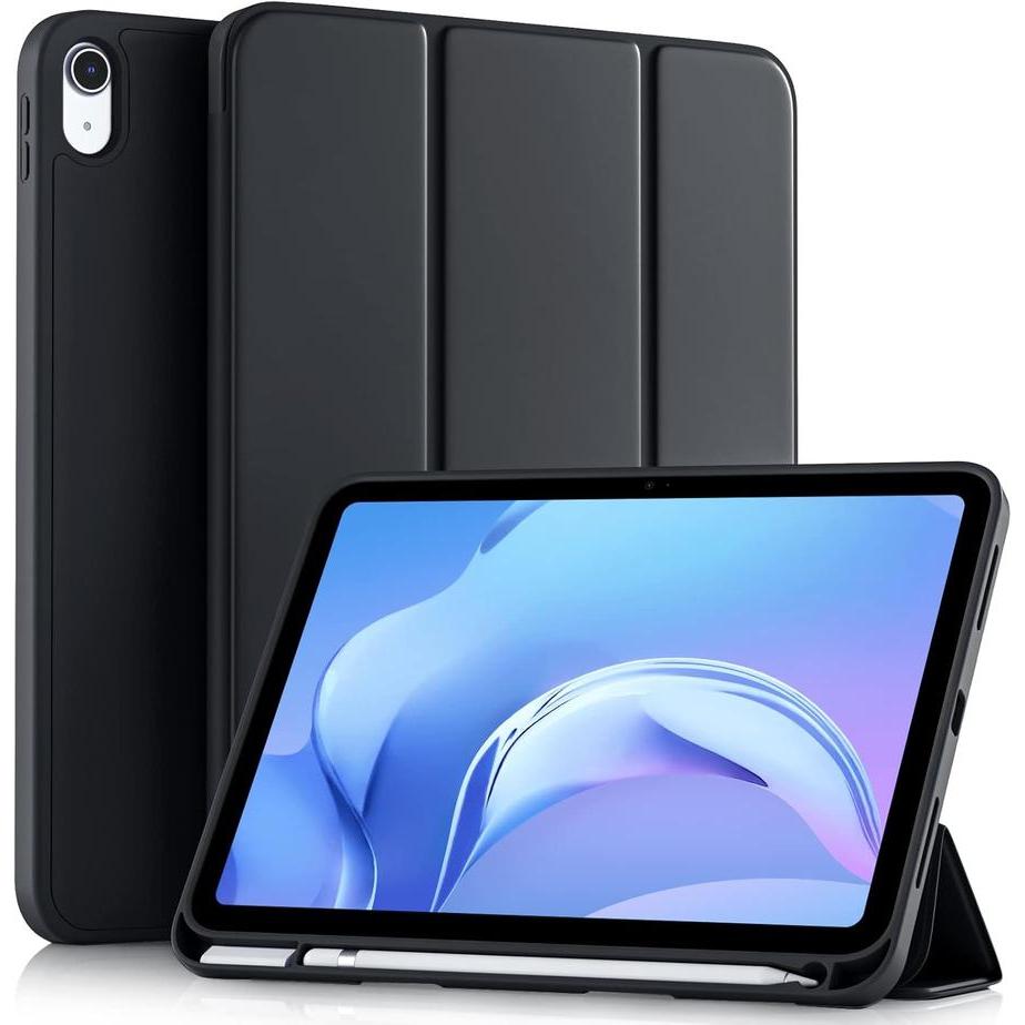 Cover iPad 10 Gen Smart Case iPad 10 10.9 นิ้ว 2022 ซิลิโคนพร้อมที่ใส่ดินสอ