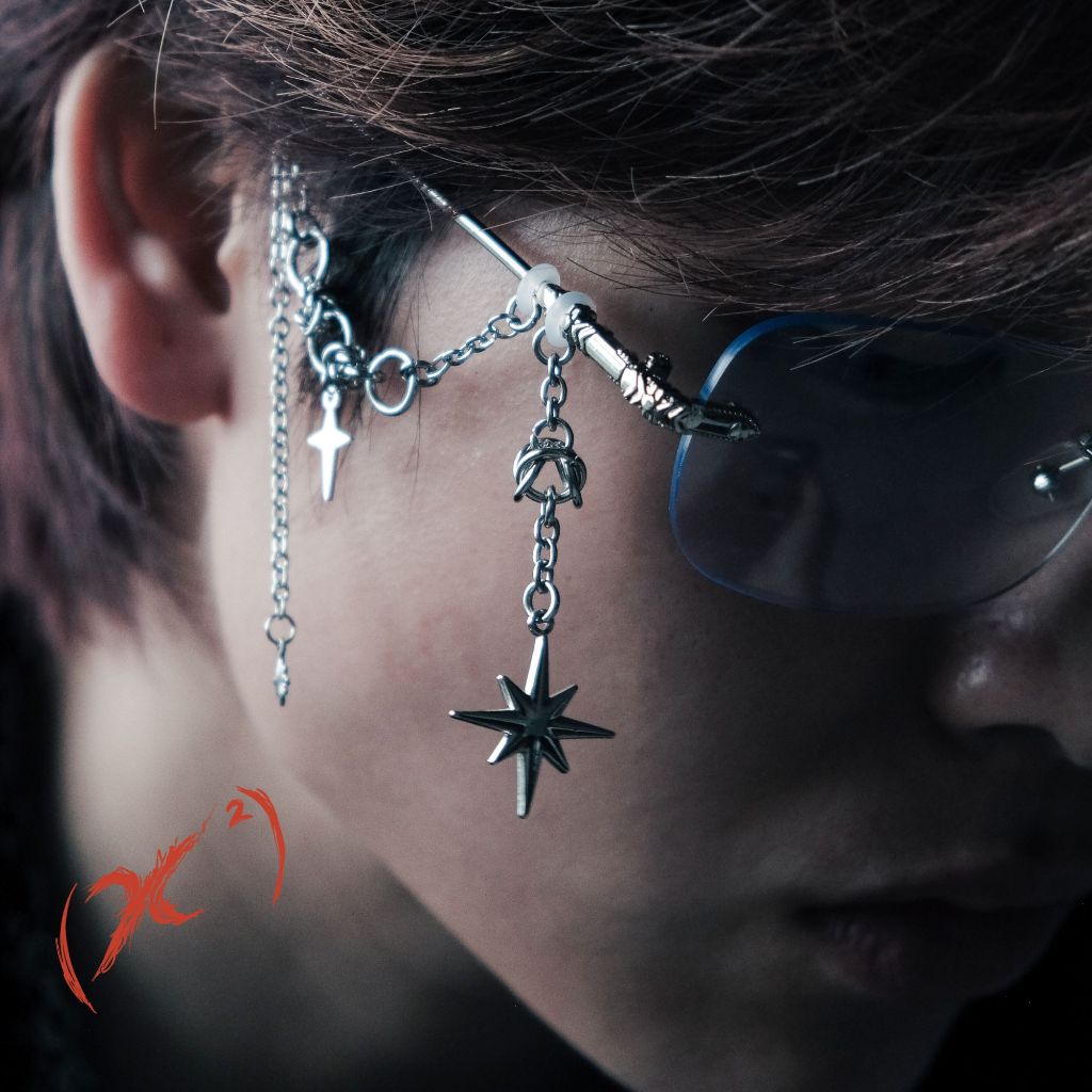 [x สแควร์] Axis X-04 อุปกรณ์เสริมชาร์มแว่นตาสแตนเลส