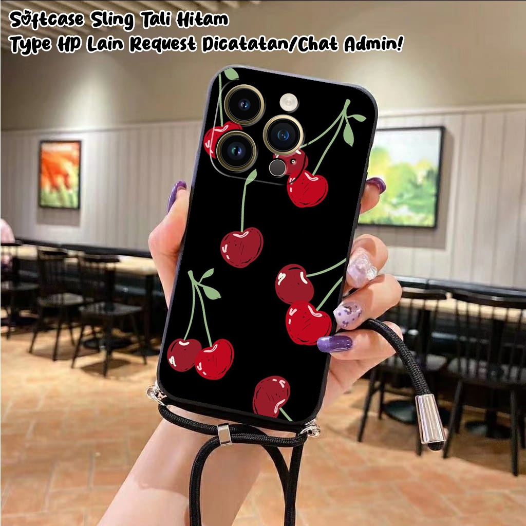 [CM42 + SLING STRAP] Cute Motif Square Softcase + Sling Strap FOR VIVO Y22S Y02T Y03T Y18 VIVO Y17S 