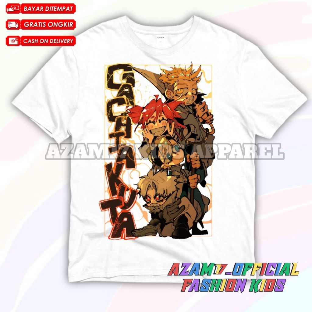 เสื้อยืดเด็ก Gachiakuta อะนิเมะเสื้อผ้าเด็กตัวละครทั้งหมด Rudo Riyo Enjin ชื่อฟรี / Gachiakuta อะนิเ