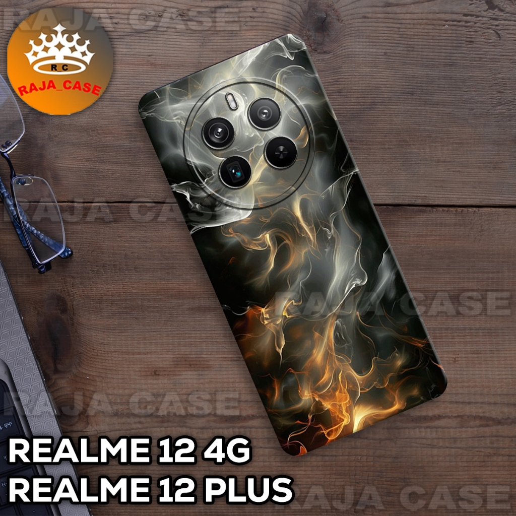 [RC25] Softase REALME 12 4G [MARMER Motif] เคส Hp REALME 12 4G - REALME 12 PLUS - CASING - CASE
