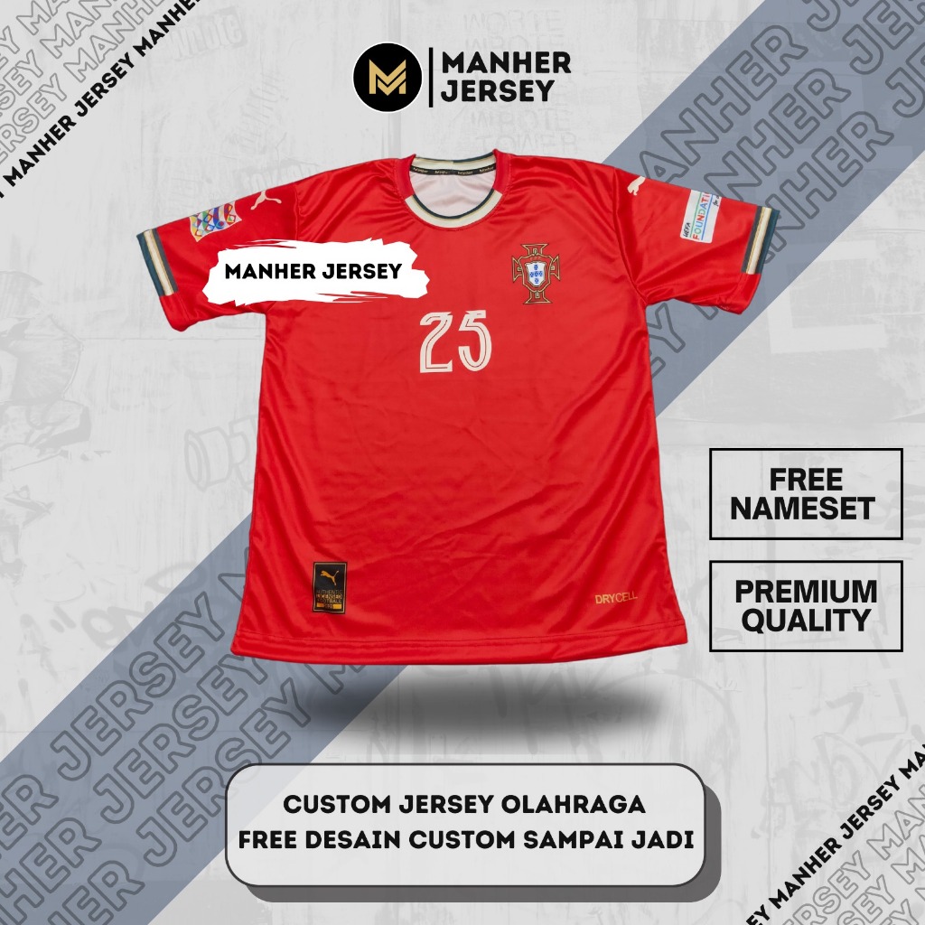 PORTUGAL JERSEY 2025 FULL PRINTING
