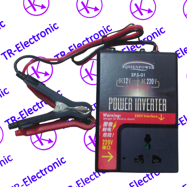 POWER INVERTER DC 12V to AC 220V - SQSENPOWER SP-5-01 | ไฟพีค 500W
