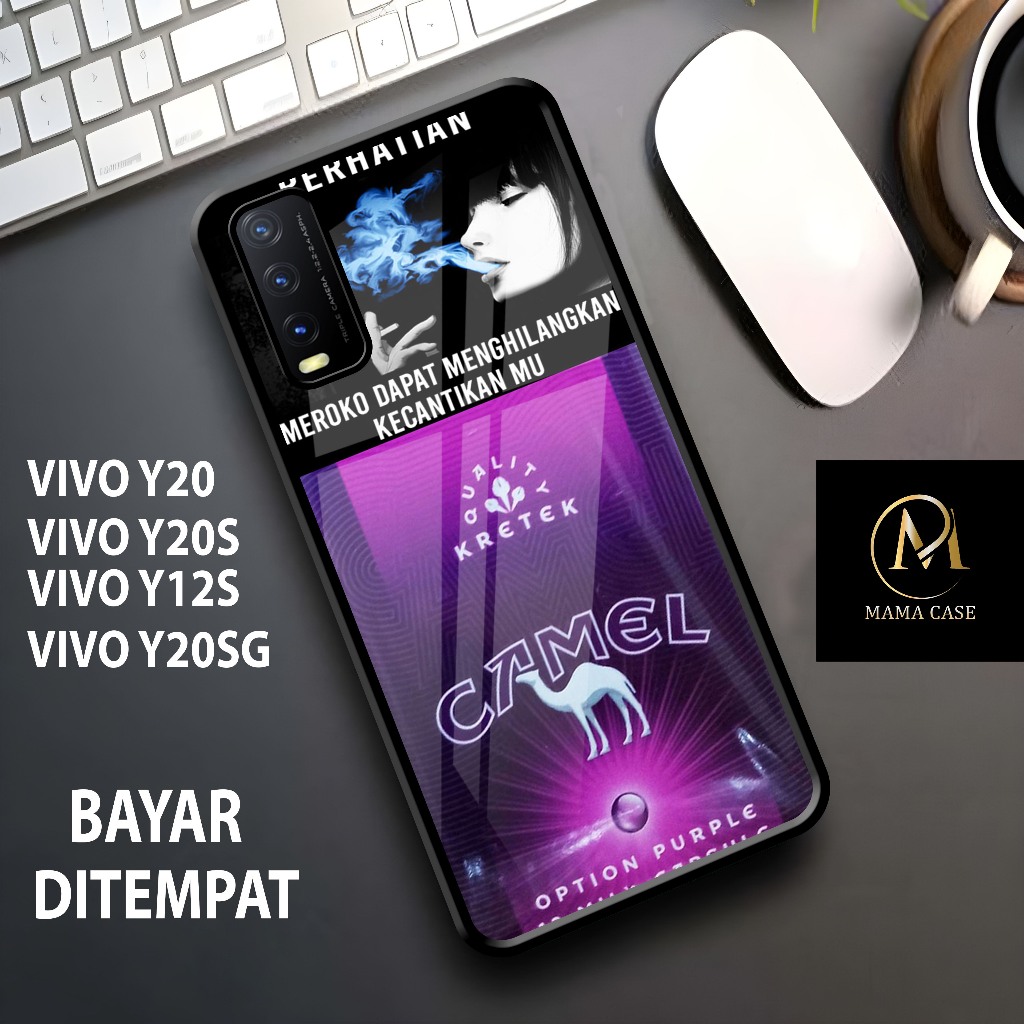 เคส Vivo Y20 Y20S Y20i Y12S Y20SG - เคสมันเงาพร้อม R0k0 Motif - เคสอินเทรนด์ - เคสผู้ชาย