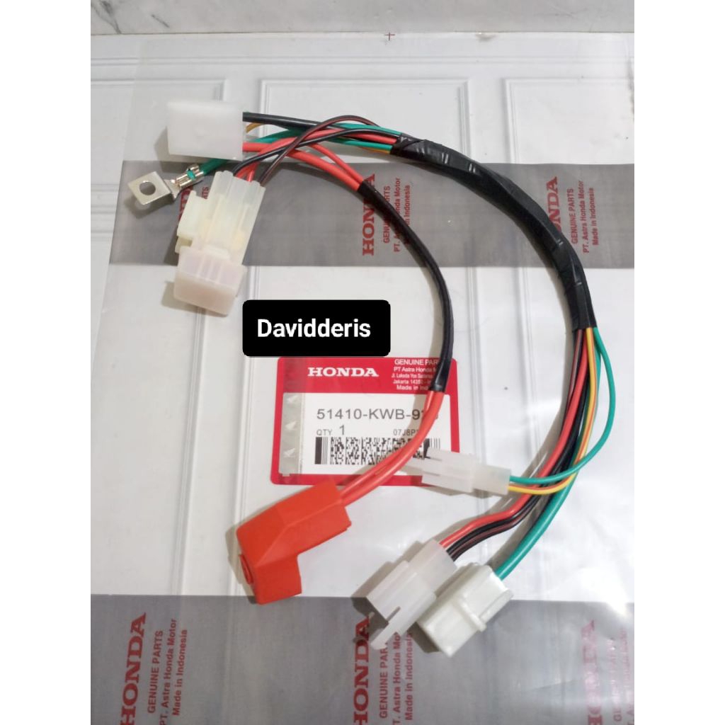 สายแบตเตอรี่ Assy Honda Blade 110 Revo absolute Revo fit Revo fi part รหัส (KWB)