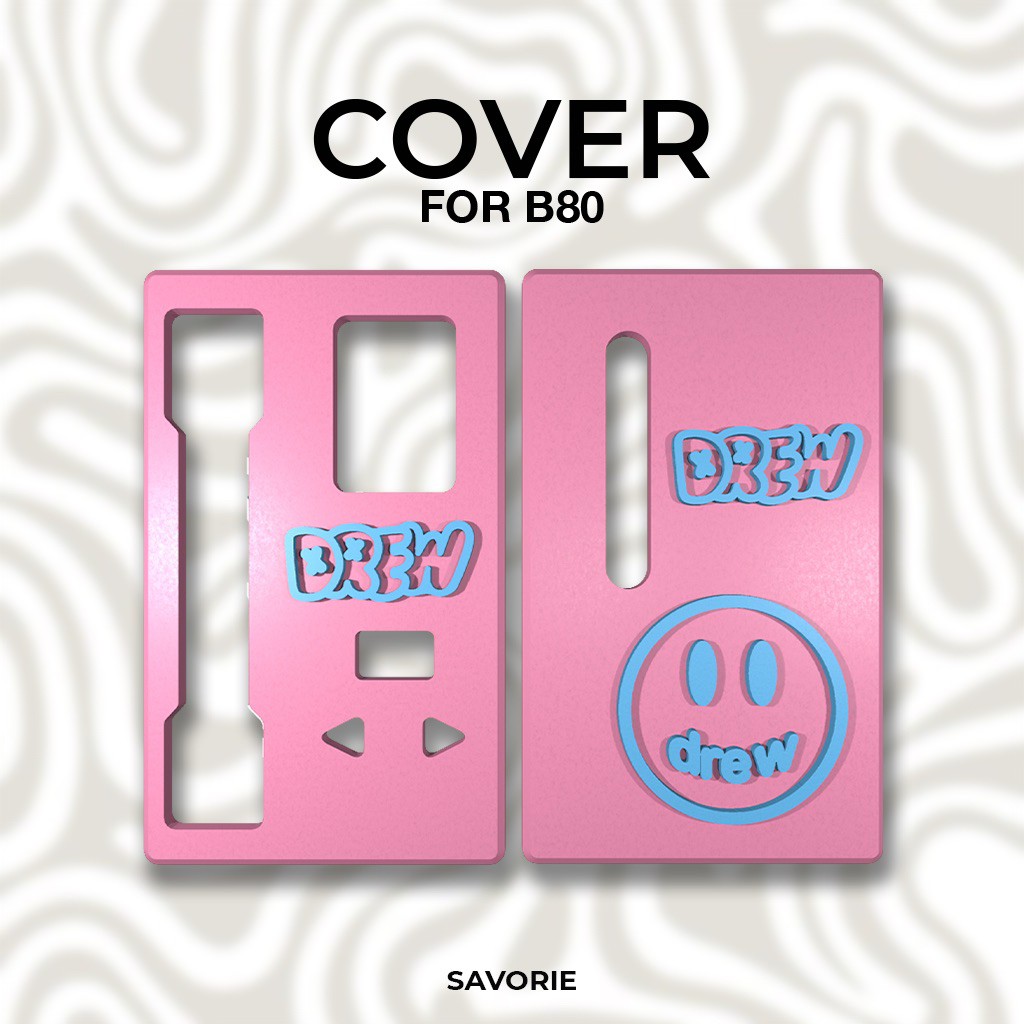 DREW PINK BLUE B8O CASE 3D PRINT MAGNETIC