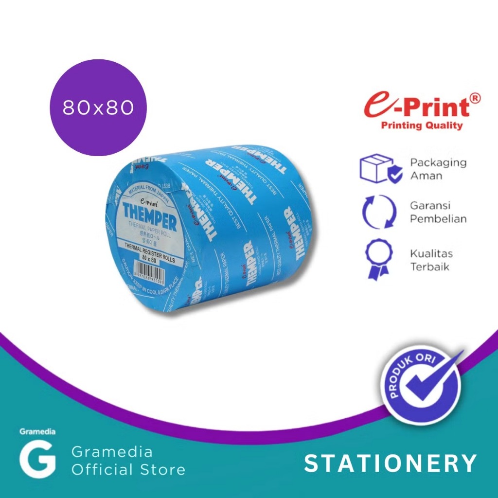 Gramedia Karawaci - ม้วนกระดาษเทอร์มอล E-Print 80X80