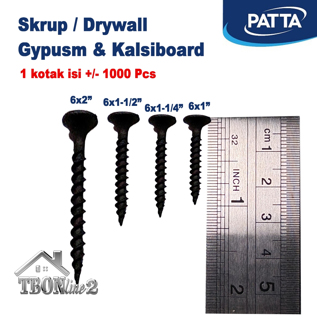 PTA / PATTA BLACK SCREW