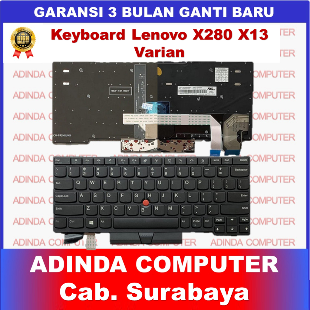Lenovo ThinkPad X280 X13 Gen1 Gen 1 20T2 20T3 20UF 20UG คีย์บอร์ดตัวชี้