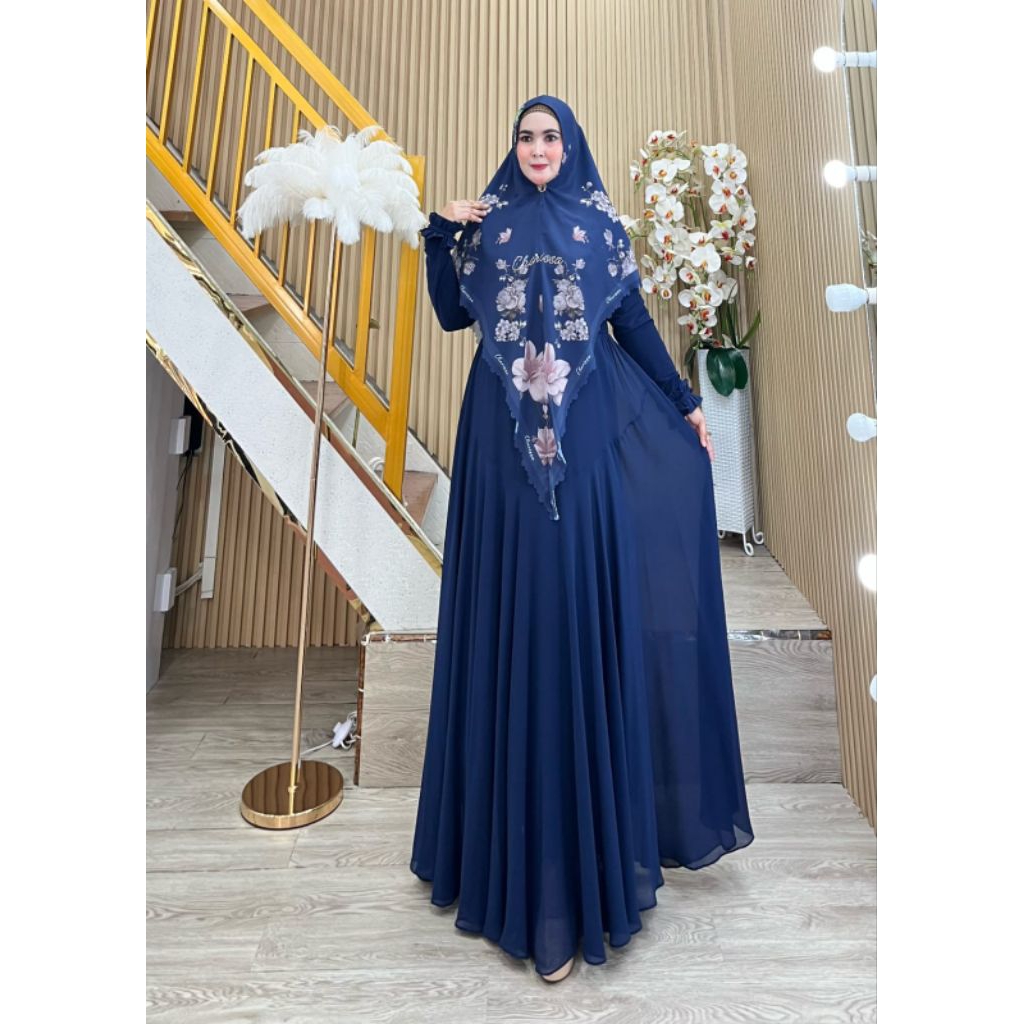 Luxury Syari Gamis Puspa Series By Charissa Syari / Modern Syari Gamis / Sayari Gamis สวยงาม
