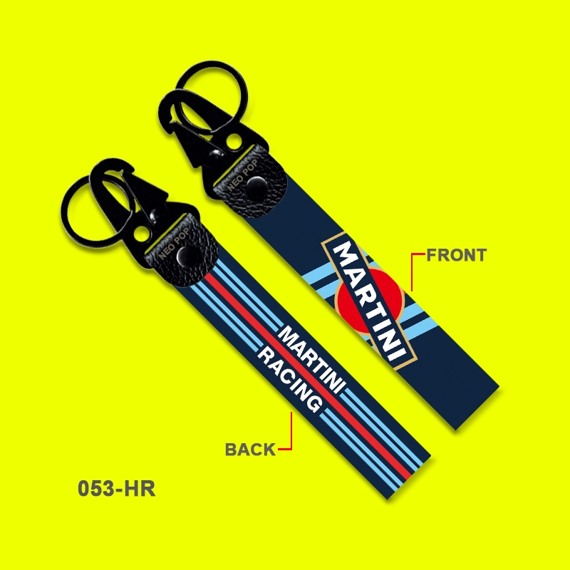 GANTUNGAN PREMIUM KEYCHAIN LOGO MARTIN RACING TEAM KEY พวงกุญแจรถจักรยานยนต์ไฟฟ้า REMOTE KEY TAG REM