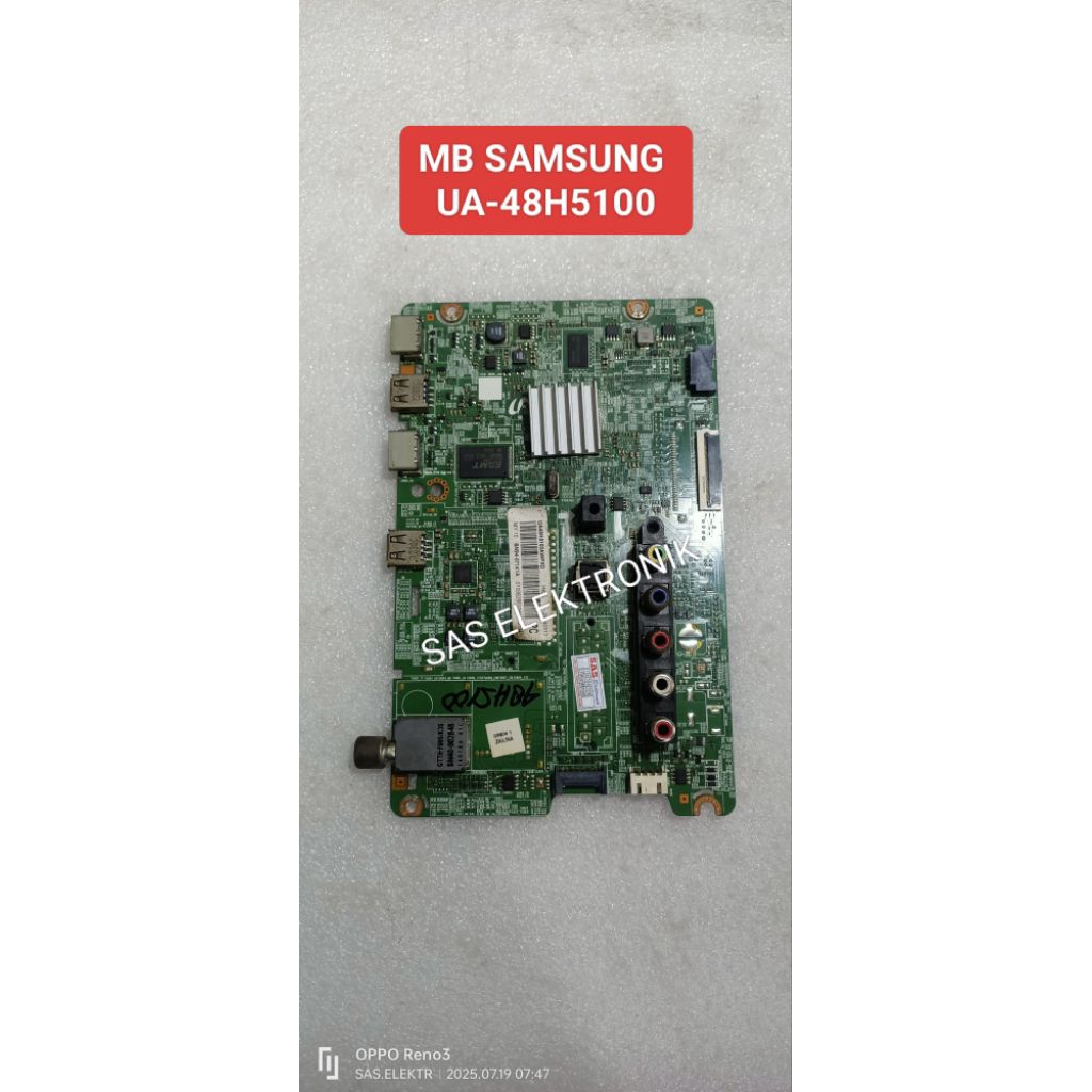 MESIN MB BOARD MOTHERBOARD เมนบอร์ด SAMSUNG LED TV MACHINE 48 INCH UA48H5100 UA-48H5100