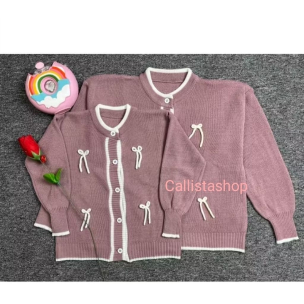 KEIKO KNIT CARDIGAN สําหรับแฝดและผู้ใหญ่