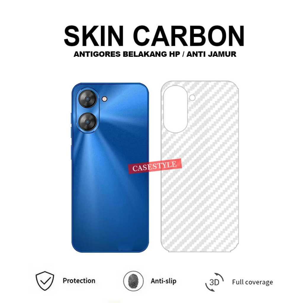 Meizu Mblu 21 Skin Carbon Anti-Fungus Anti-Scratch Back - CaseStyle