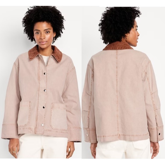 เสื้อแจ็คเก็ตผู้หญิง ODN Canvas Barn Jacket สําหรับผู้หญิง