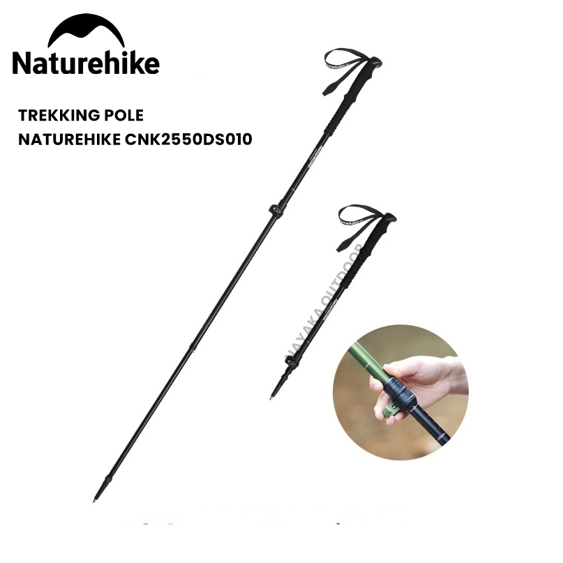 TREKING Trekking Pole Naturehike CNK2550DS010 Tracking Pole Ultralight Trekking Pole Mountain Hiking