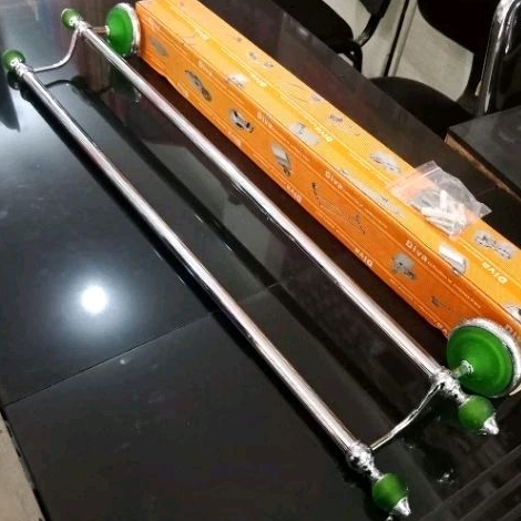 RH 1224 ราวแขวนผ้าสแตนเลส 60 ซม. 2 แถว