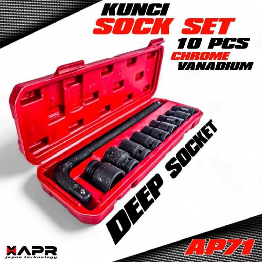 MATA APR 1/2INCH SOCKET WRENCH 8MM - 24MM CRMO TYPE AP71