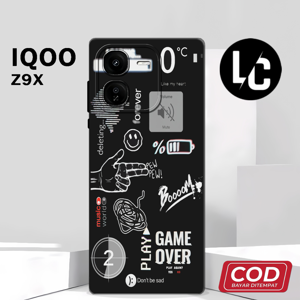 (AQ 3) ยางยืดหยุ่น Softcase สําหรับ vivo iQOO Z9x ซิลิโคน l Pro กล้อง l ปลอกล่าสุด l เคสสําหรับหญิงแ